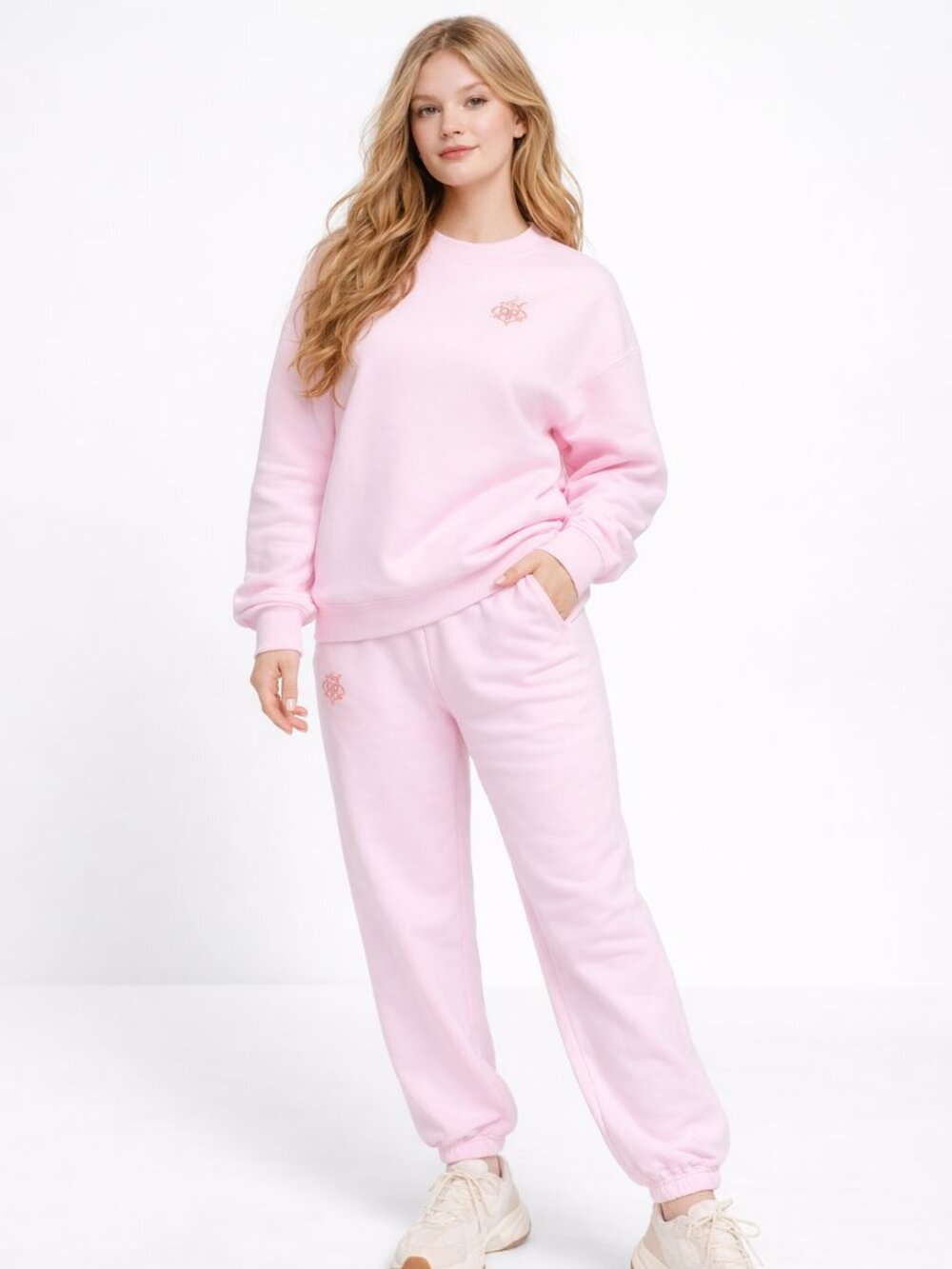 SET of 2 Roller Rabbit Target Pink Sweatshirt & Joggers